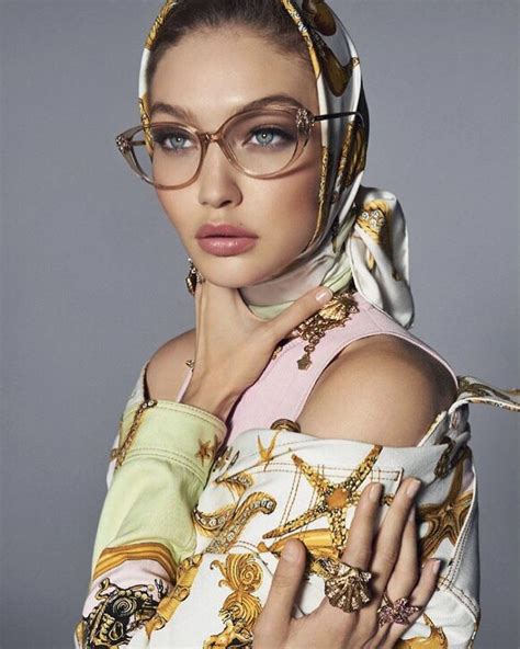 gigi hadid versace campaign 2018